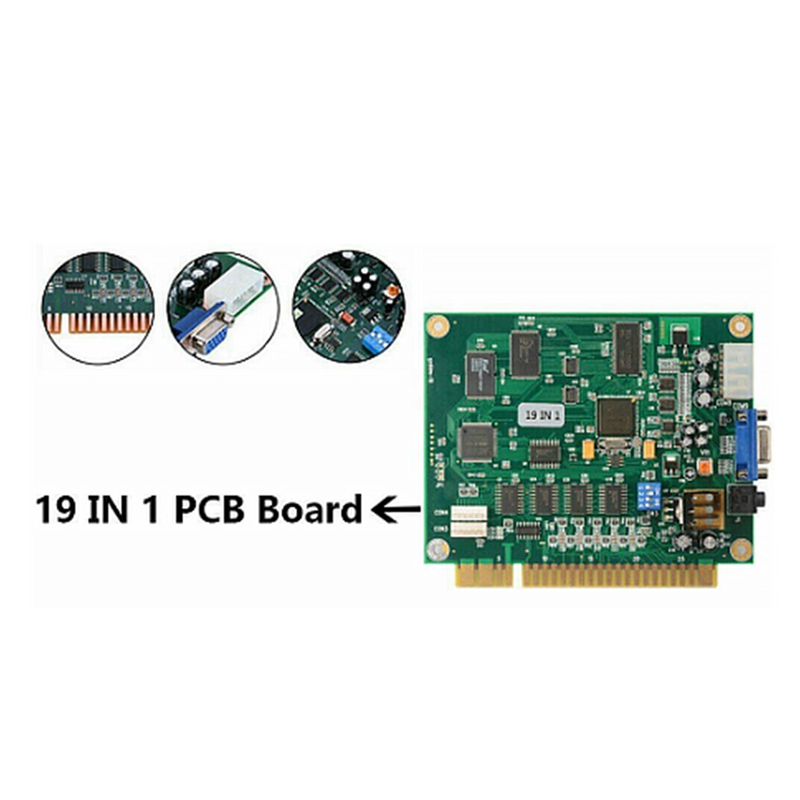 DT98 19 в 1 Мультиигровая плат – обзор и цена Arcade Button Pcb